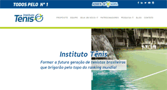 Desktop Screenshot of institutotenis.org.br